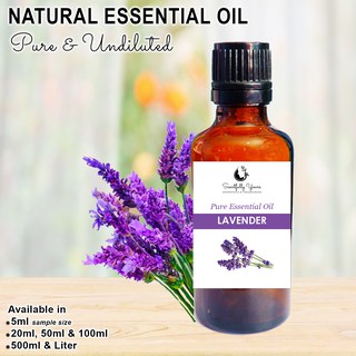 LAVENDER - Natural Pure Essential Oil (20ml - 100ml)