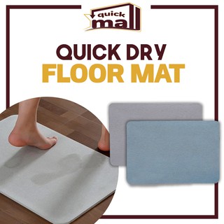 Quick Dry Floor Mat Big Size Natural Floor mat Bathroom Kitchen Bedroom Mat 60cmx39cmx9mm