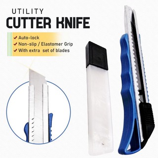 Retractable Utility Knife Cutter Plastic Knife Cutter Cutting Tools