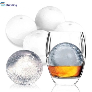 Silicone Round Hockey Whiskey Ice Cube Ball Maker Mold Sphere Mould Ice cube mold stunninging