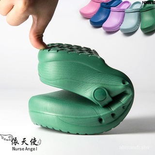 Shoes Art Shoes Soft eva Surgical Hole Protection Half Female Male Medical Baotou Non-Slip Thick Bottom Of Slippers
