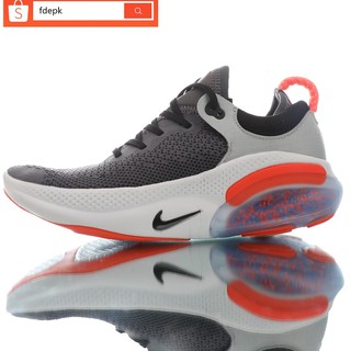 100% Original Nike Joyride Run FK Grey Full Palm Air Cushion Breathable Sport Shoes For Men & Women