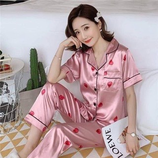 Korean Sleepwear (Short Sleeve Pajama Terno Silk)
