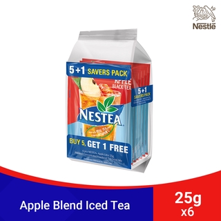 NESTEA Apple Blend Iced Tea 25g - Pack of 5+1 (1)