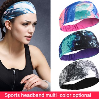 Tie Cycling Yoga Sport Sweat Headband Women Sweatband For Men Women Yoga Hair Bands Head Sweat Bands
