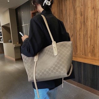 Women's bag fashion Versatile Single Shoulder Messenger Bag portable large bag shopping bag