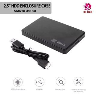 【Ready Stock】☃✣☞SATA USB 3.0 Slim 2.5 HDD External Enclosure(Case only)BLACK