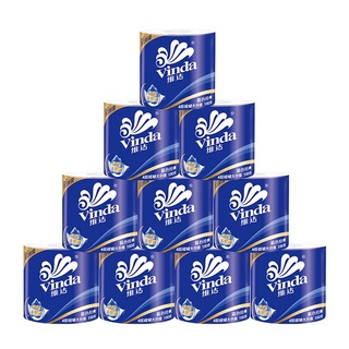 【spot】 SURFGEAR Vinda (10rolls)Extra Soft Bathroom Tissue Rolls Toilet Paper Roll (4-ply, 180g)
