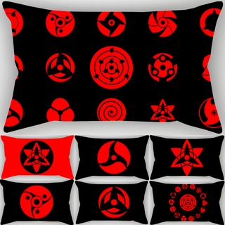 Naruto Anime Rectangular 30x50CM Pillow Cases Logo Pattern Sofa Car Cushion Cover Home Decorative Pillowcase