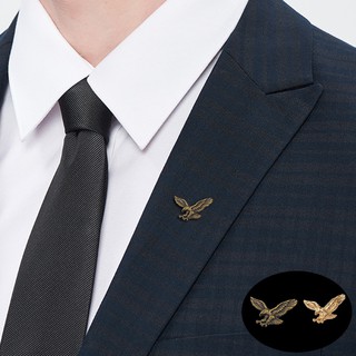 Fashion retro eagle brooch men and women suit pin buckle animal brooch package