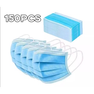 (150pcs) High Quality 3 Ply Disposable Surgical Face Mask.