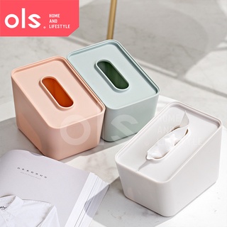 OLS Modern Minimalist Tissue Box Holder Dispenser Storage Home and Office Use Nordic (2)