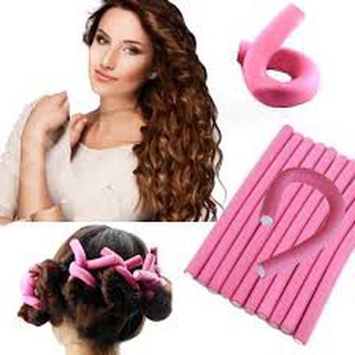 10pcs/Pack Hair Curler Makers Soft Foam Bendy Twist Curls DIY Hair Styling Rollers Tool Easy Use