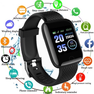 IP67 Fitness Sport Smart Bracelet Watch Color Screen Heart Rate Blood Pressure Monitoring Track