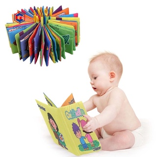 [COD] Infant Baby Intelligence Development Early Cognize Cloth Book Educational Toy