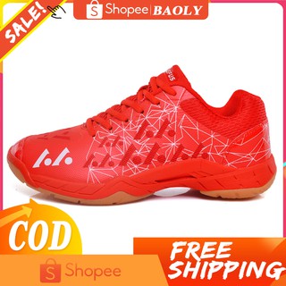BAOLY Men's Badminton Shoes Training Breathable Non-slip Light Sneakers Sport Shoes size 36-45 (1)