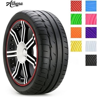 ๑√COD 8m Auto Car Tire Rim Care Protector Hub Wheel Stickers Strip Guard Line