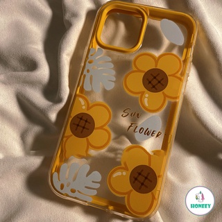 3 In 1 Sunflower Daisy Phone Case for IPhone 13 12 11 Pro Max XR 8 7 Plus Thickening Anti-knock Soft TPU Back Shell (2)