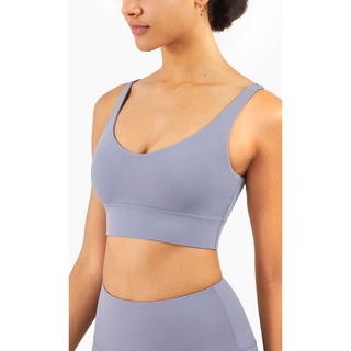 New style naked sports bra back beauty charm deep V gathered Yoga underwear fitness running vest