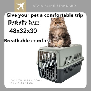 Pet carrier travel cage dog cat crates airline approved pet cage Included feeder bowl pet carrier