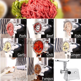 Electric Meat Grinder 220V 2800W Sausage Stuffer Maker Stainless Cutter Kitchen qtDe