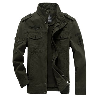 Men's Military Army Causal Jacket Coat - Army Green