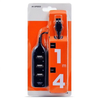 4 Port 2.0 High Speed Mini Hub Socket Pattern USB HUB 1M