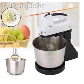 ♈﹊7 Speed Hand Mixer W Stand Mixer With Stainless Steel Bowl