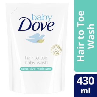 BABY DOVE Hair to Toe Wash Sensitive Moisture Refill 430ml