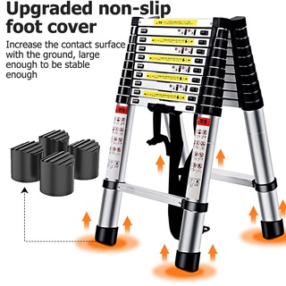 Telescopic ladder multi-purpose portable double-sided ladder thickened aluminum herringbone ladder (2)