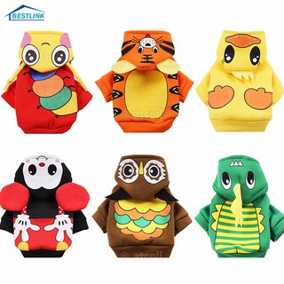 BL Cartoon Winter Dog Clothes Dog Costume Small Dog Coat Warm Puppy Clothes Soft Dog Hoodie Coat Pet Cosplay Clothing