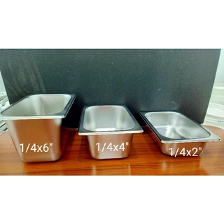 1/4 FOOD PAN 3 SIZES AVAILABLE