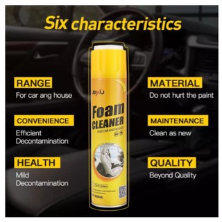 Interior Cleaning Foam Cleaner Car Seat Interior car and house cleaner Auto Leather Clean Wash Maint