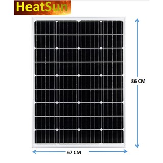 Solar panel Monocrystalline 100 watts 18 volts