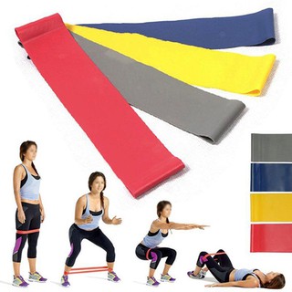 ★4 Pcs Resistance Tube Set Gym Fitness Exercise Workout Heavy Yoga Training Bands Gift