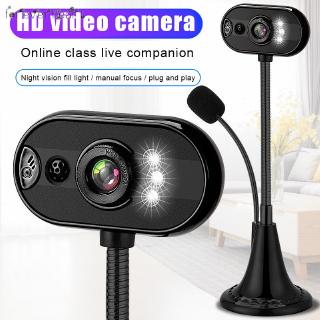 ♬♪♬ USB HD Webcam Camera with Mic Night Vision for Desktop Computer PC Laptop Home Office