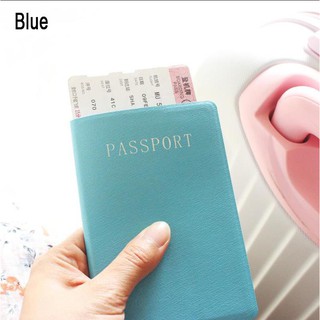 PU Leather Travel Passport Cover ID Holder Protection Wallet