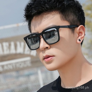 2021New Polarized Sunglasses Male Sunglasses Trendy Korean Style Driving Glasses Fashionable Square Eye UV Protection GWBa