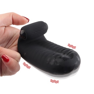 ❈℗❒Confidential delivery Dual-Finger Sleeve Vibrator Clitoris G Spot Stimulator Female Masturbator E
