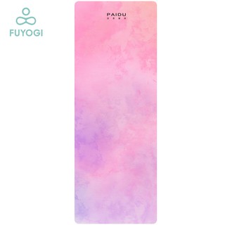 FUYOGI Beginner Non Slip Yogamat Fitness Exercise Mat with Carrying Strap for Yoga Pilates and Floor Exercises