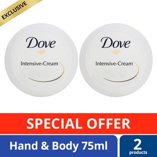 Dove Intensive Nourishing Cream 75ml x2