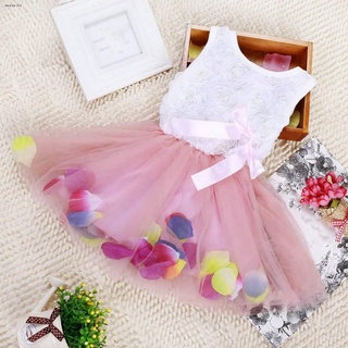 ℡Baby Girls Lace Dress Princess Tutu Bow Flower Dresses Kids Sleeveless Tutu Sundress (3)
