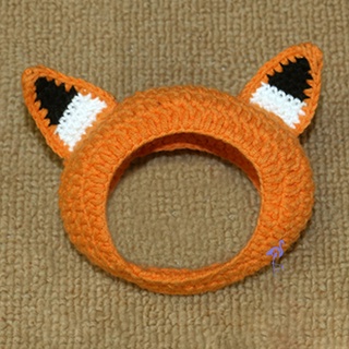 GY Hand Knitted Pet Hats Cartoon Shaped Warm Cat Dog Cap Festival Party Accessories