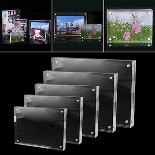 home decoration 1pc Multifunctional Right Angle Acrylic Photo Frame Set Non-toxic picture Frame For placing certificates, wedding photos, photo shoots, price tags, labels, etc.