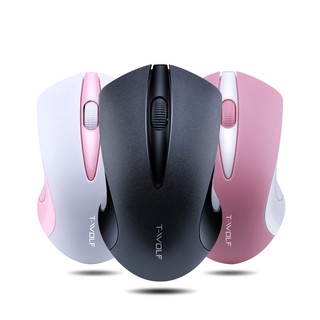 T-Wolf Q2 2.4G Fashion Wireless Mouse for Laptop Computer With Battery