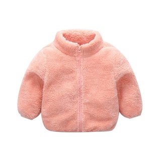 【Jualan spot】 ღ♛ღFashion Baby Coat Winter Autumn Warm Solid Zipper (7)