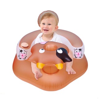 Baby Learning Seat Children's Inflatable Small Sofa Music Chair Portable Dining Chair Bath Stool Toy