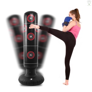 Fitness Punching Bag Inflatable Punching Bag Stand Boxing Bag Toy PVC Indoor Punching Tower Bag