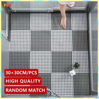 Bathroom mat non-slip carpet square PVC anti slip home kitchen floormat bath puzzle floormat
