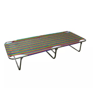 Folding Bed Nylon Stripe Design Assorted